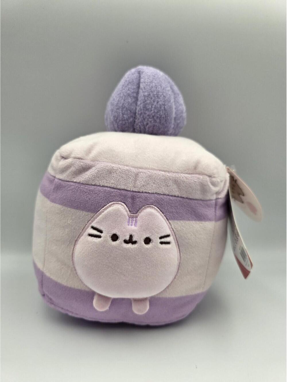 GUND Pusheen Lavender Spongecake Plush, Squishy Toy, Purple, 6”